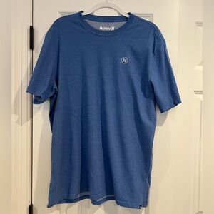 Hurley x Nike Dri Fit Blue Short Sleeve Men's Tee